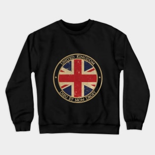Vintage United Kingdom of Great Britain and Northern Ireland Europe European EU Flag Crewneck Sweatshirt